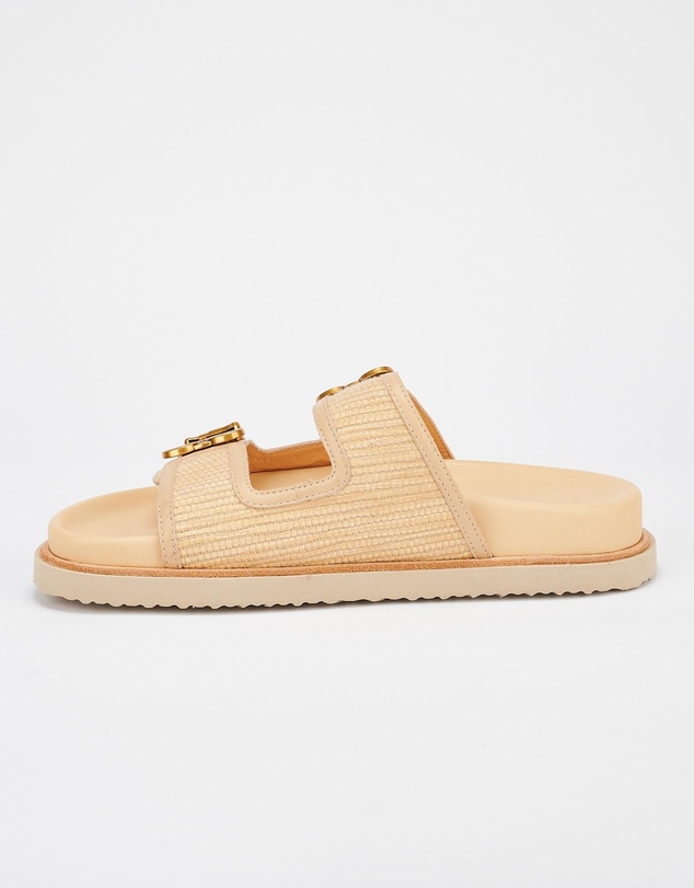 Sol Sana - Scribe Footbed Natural Woven/Gold