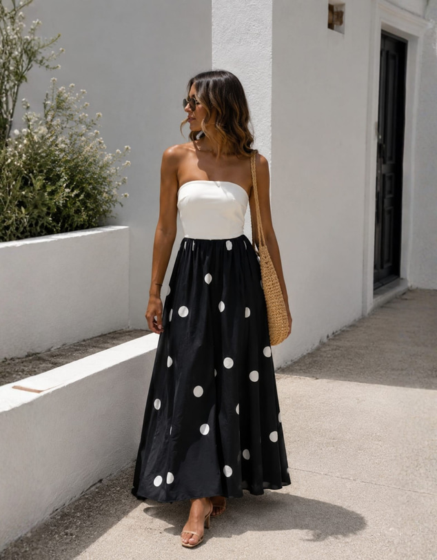 Esther & Co - Orivelle Dress - Multi Spot