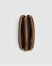Republic of Florence - Duo Brown Leather Pouch Set