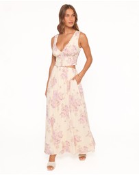 Petal & Pup - Tinsley Maxi Skirt - Lavender Floral