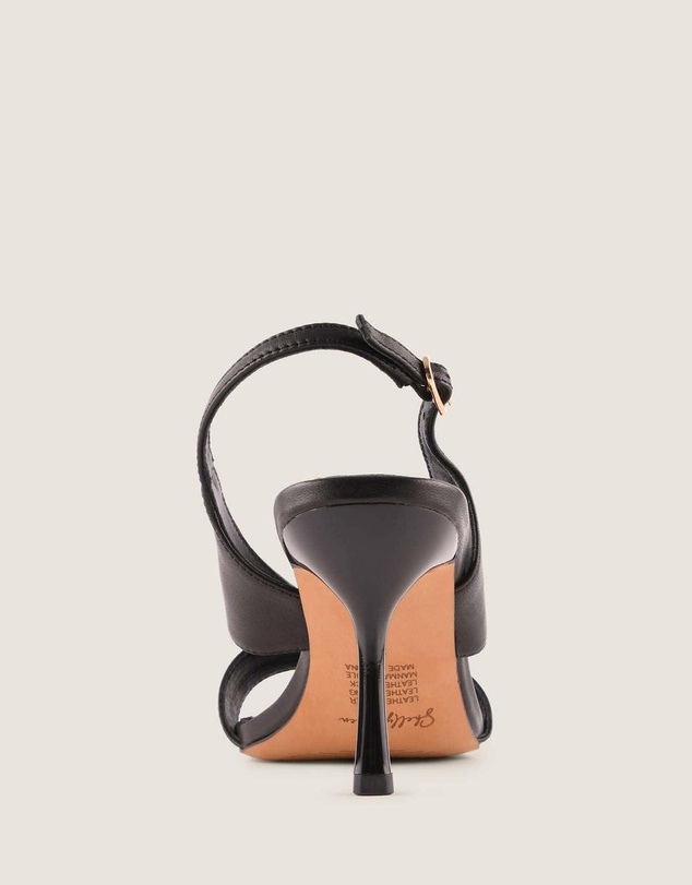 Shelly Shen - Bronte High Sandals Black Leather