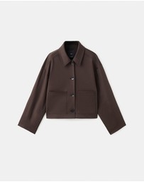 M.N.G - Cropped Jacket With Pockets