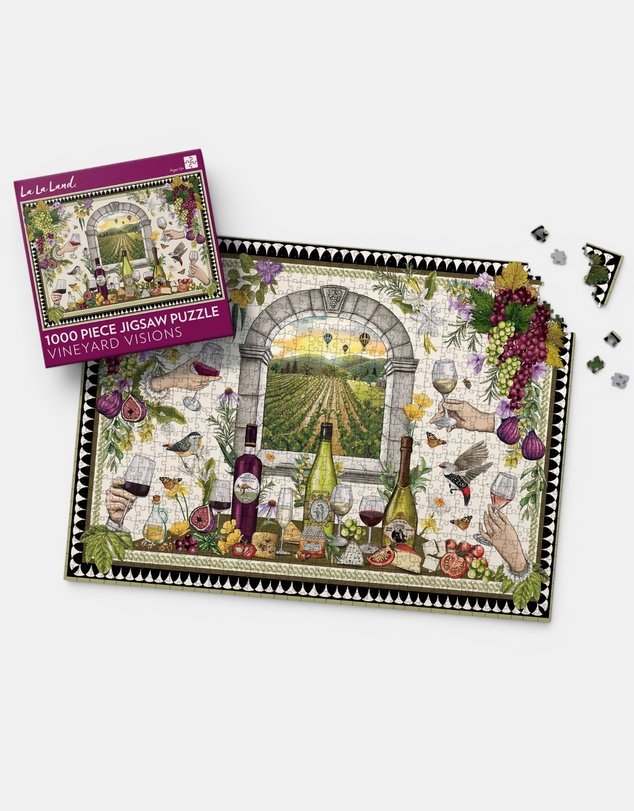 La La Land - Vineyard Visions 1000 Piece Jigsaw Puzzle