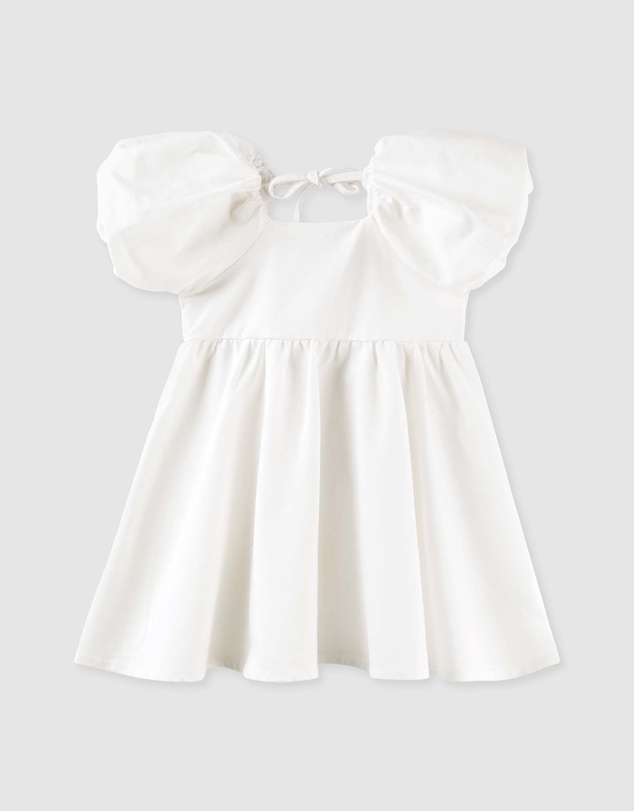 Designer Kidz - Grace Linen Baby Dress