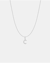 Ania Haie - Ania Haie Silver Letter C Initial Necklace