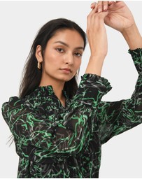 Forcast - Veda Collar Blouse
