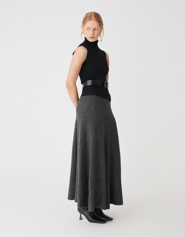Forcast - Gina A-Line Knit Skirt