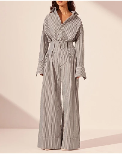 Shona Joy - THE ICONIC EXCLUSIVE Jayde High Waisted Relaxed Pants