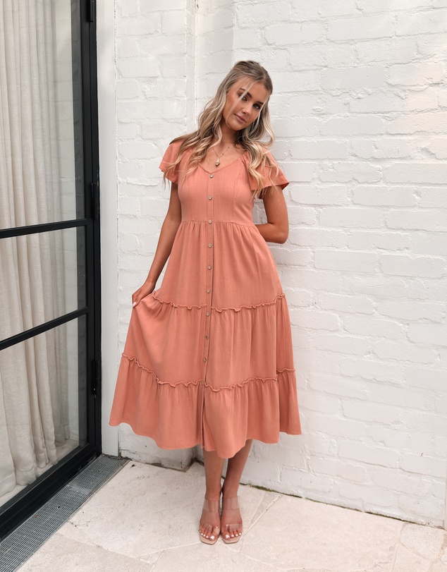 Esther & Co - Celie Dress - Rust