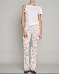 Love and Nostalgia - Courtney Lace Pant - White
