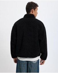 Thrills - Web Of Deceit Cropped Sherpa Jacket