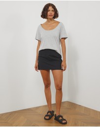 Atmos&Here - Organic Cotton Scoop Neck Tee