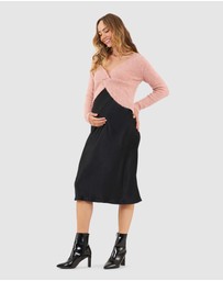 Ripe Maternity - Crystal Satin Skirt
