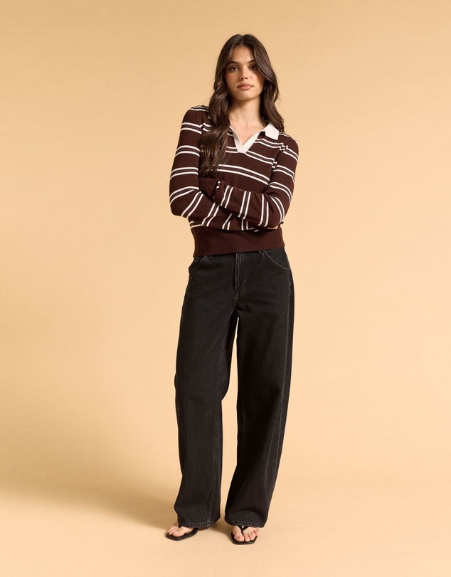 MVN - Striped Polo Knit