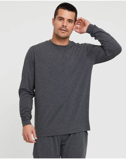 Bamboo Body - Men's Long Sleeve Crew Neck