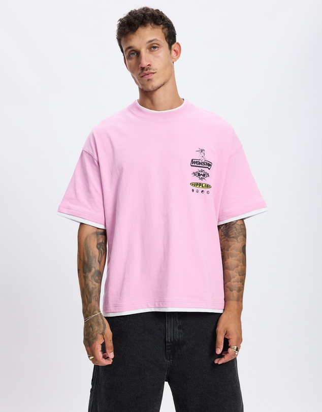 Worship - Is This It Box Fit Cropped Layer Tee