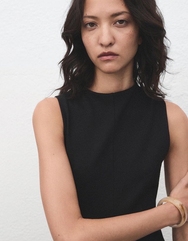 M.N.G - Midi-Dress With Stitching