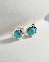 Najo - Husk Turquoise Stud Earring