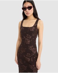 ROTATE - Jacquard Sleeveless Dress