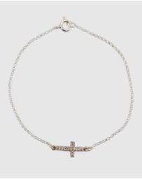 Izoa - Halo Cross Bracelet