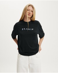 Cotton On - The Lcn Music Boxy Graphic Tee