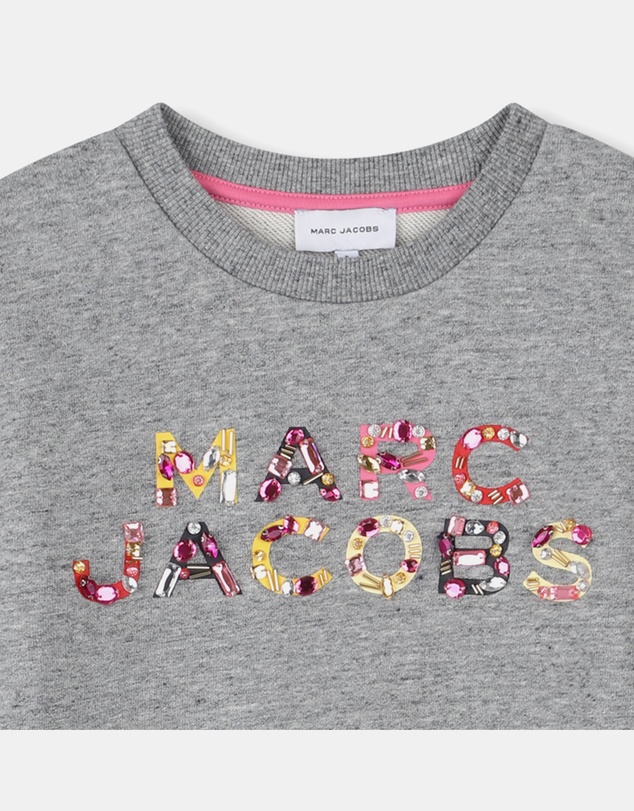 Marc Jacobs - Logo Embroidery Mini Shirt Dress - Kids-Teens
