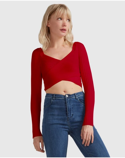 Belle & Bloom - Forget Me Not Knit Crop