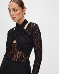 Third Form - Wayward Wrap Neck Maxi Dress