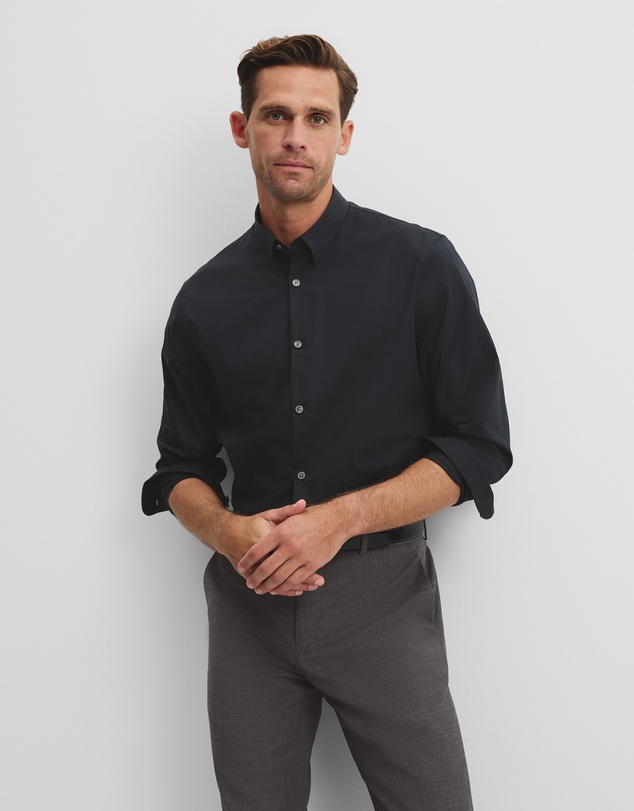 Country Road - Slim Fit Stretch Cotton Shirt