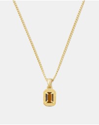 Serge DeNimes - Gold Tiger's Eye Blush Necklace