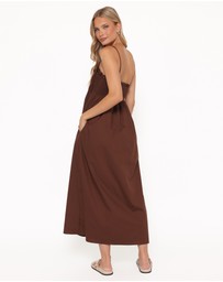Petal & Pup - Josie Maxi Dress - Brown