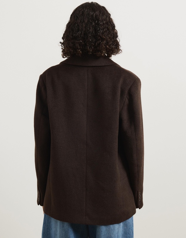 Atmos&Here - Ethel Wool Blend Oversized Blazer
