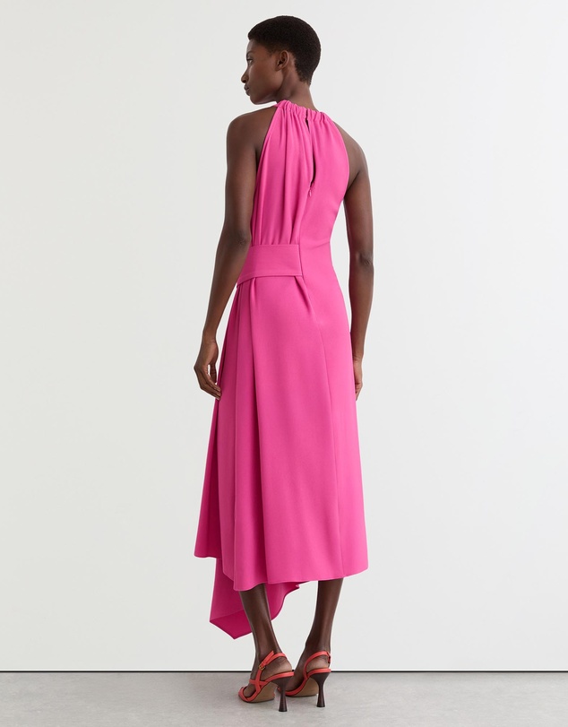 REISS - Maeve Gathered Neck Dress