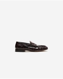 Calibre - Handmade Eel Leather Loafer Burgundy