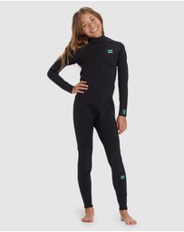 Billabong - Girls 8 to 16 3/2mm Foil Back Zip Wetsuit