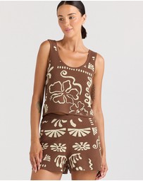 Poolside Paradiso - Jamaica Knit Short - Coco