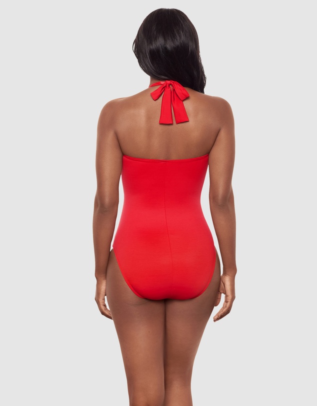 Miraclesuit Swimwear  - Rock Solid Utopia Wired Halter One-Piece Shaping Swimsuit