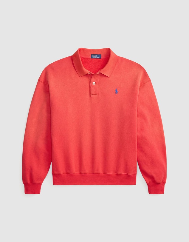 Polo Ralph Lauren - Lightweight Fleece Long-Sleeve Polo - The ICONIC Exclusive
