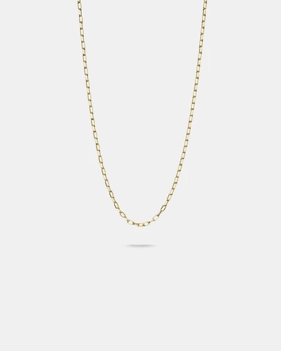 THOMAS SABO - Gold-Tone Stainless Steel Paperclip Chain Necklace 2.3mm