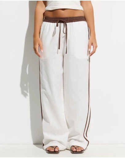Dazie - Darius Contrast Wide Leg Pants