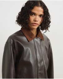 Atmos&Here - Mabel Leather Look Jacket
