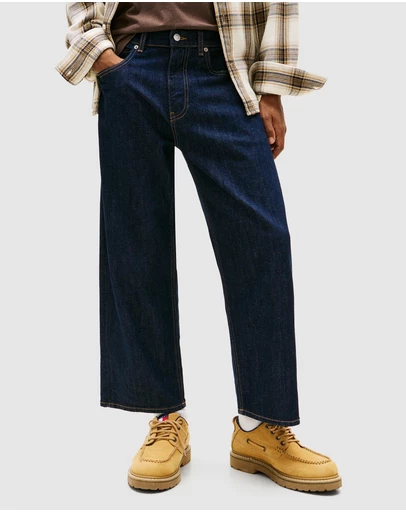 Tommy Jeans - Jaimie Relaxed Straight Crop Jeans