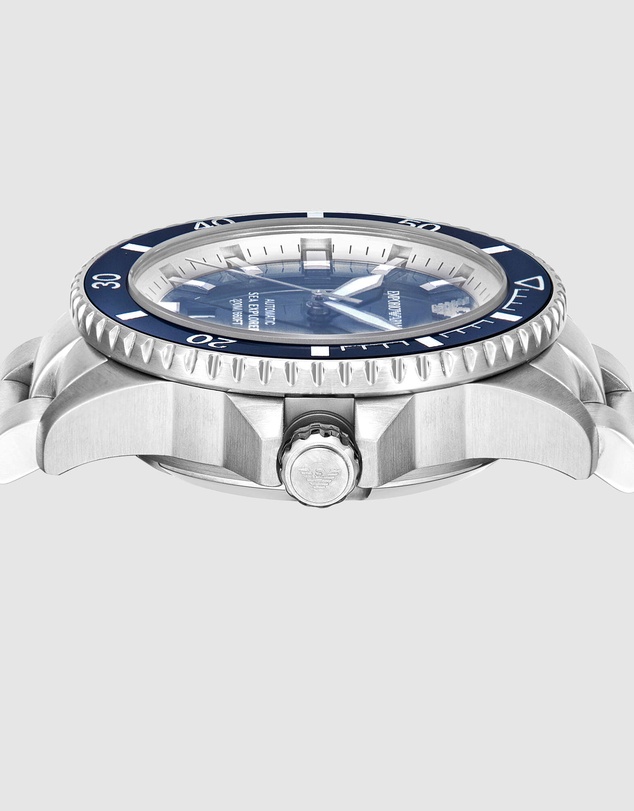 Emporio Armani - Silver Tone Analogue Watch