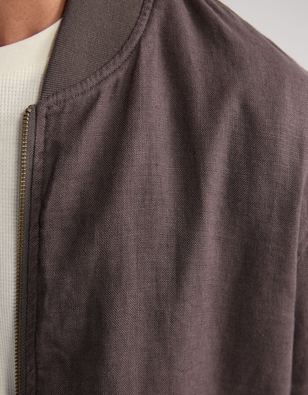 Oxford - Henry French Linen Bomber Jacket