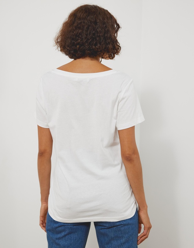 Atmos&Here - Organic Cotton Scoop Neck Tee