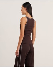 Jag - Celina Blanket Stitch Tank