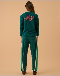 Araminta James - Velour Splice Trackpants