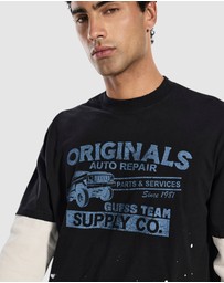 GUESS Originals - GUESS Originals Double Layered T-Shirt