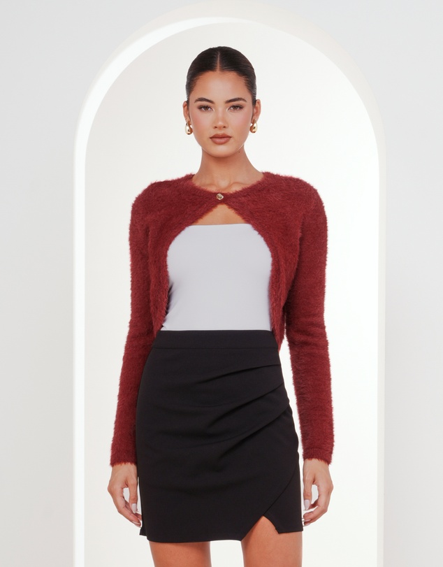 Pilgrim - Minxy Fluffy Knit Bolero