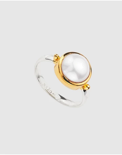 Najo - Garland Two-Tone Pearl Ring